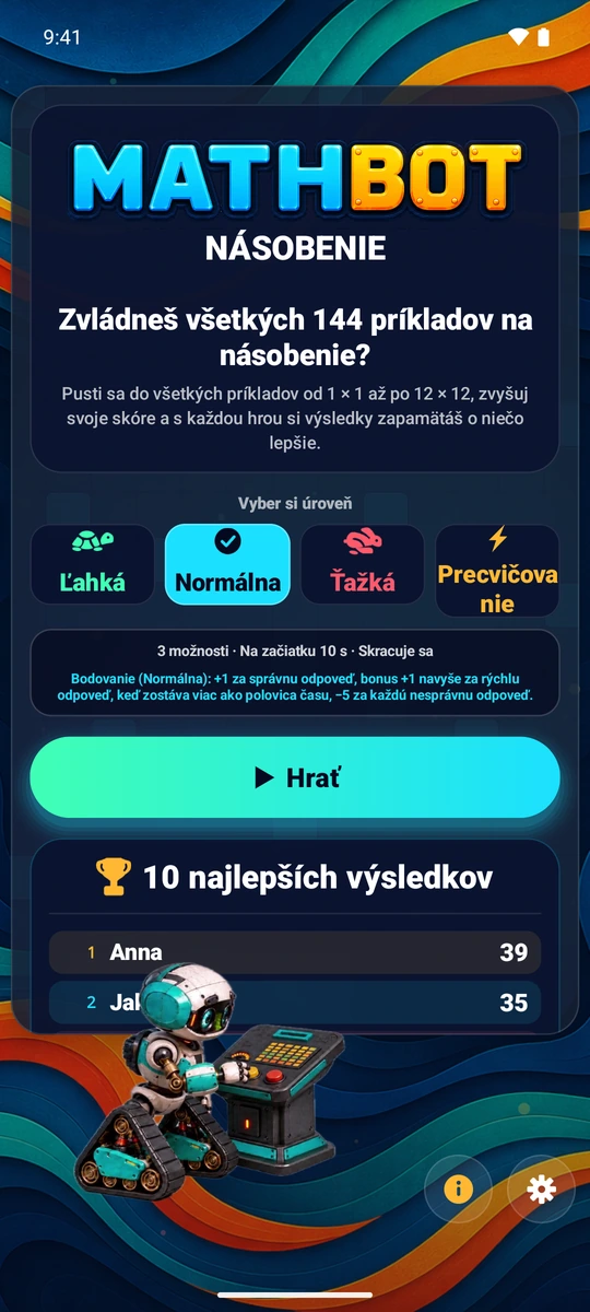 Vyberte si obtiažnosť