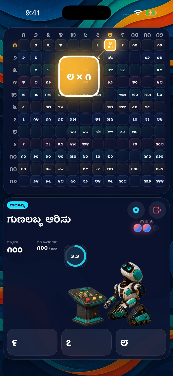 Buddy ಬೋರ್ಡ್ ಗಮನಿಸುತ್ತಿರುವಾಗ ತನ್ನ ಚೌಕದಿಂದ ಮೇಲೆದ್ದ ೮ × ೧