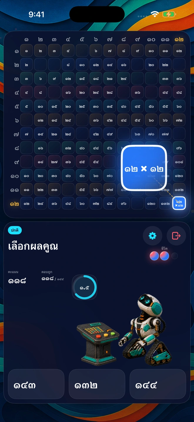 ช่วงท้ายของรอบ ช่องส่วนใหญ่จาก ๑๔๔ ช่องเต็มแล้ว